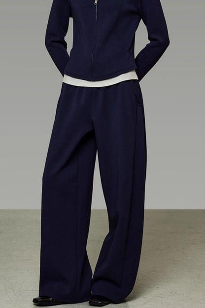 Fur Collar Jacket Set-Up