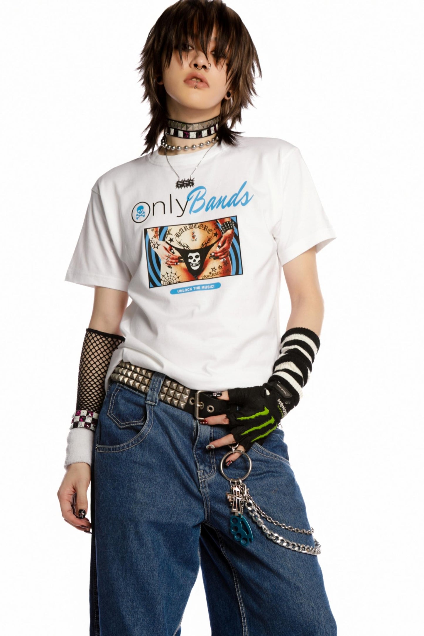 Original Spoof American Street Shoulder T-Shirt