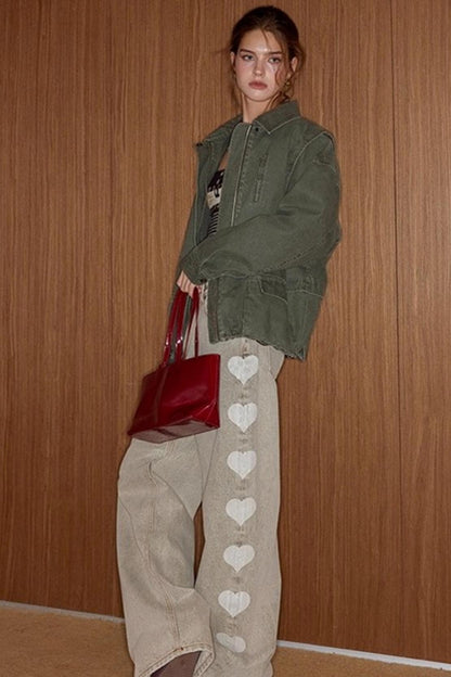 Almond Love Brown Jeans