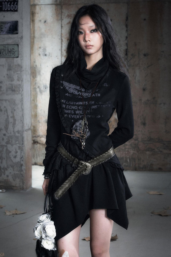 Wandering Wind Texture Dress