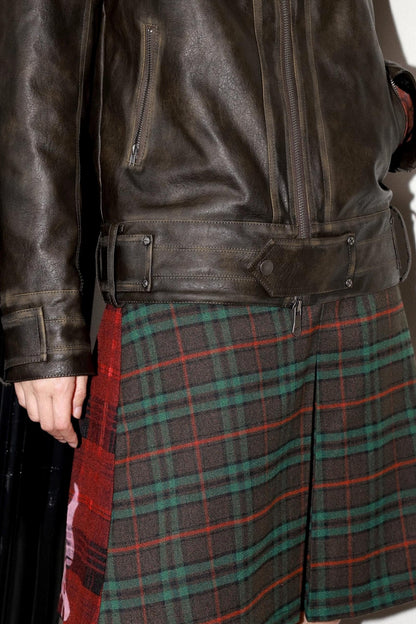 Coffee Faux Fur Collar Jacket