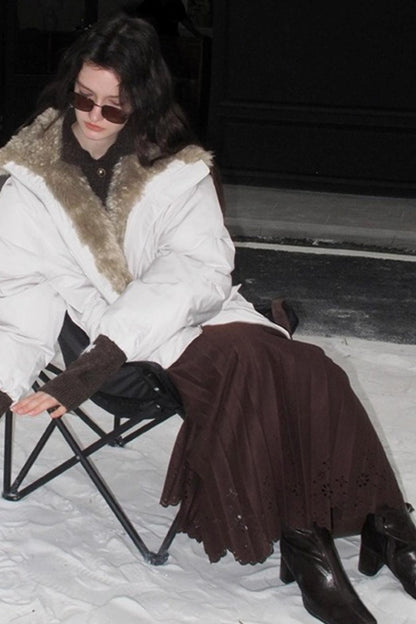 Rin's Poem Pleated Skirt