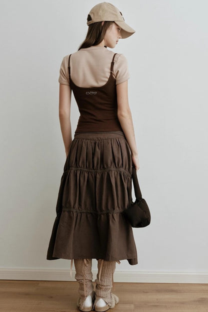 Velvet Slim Fit Bottom Camisole