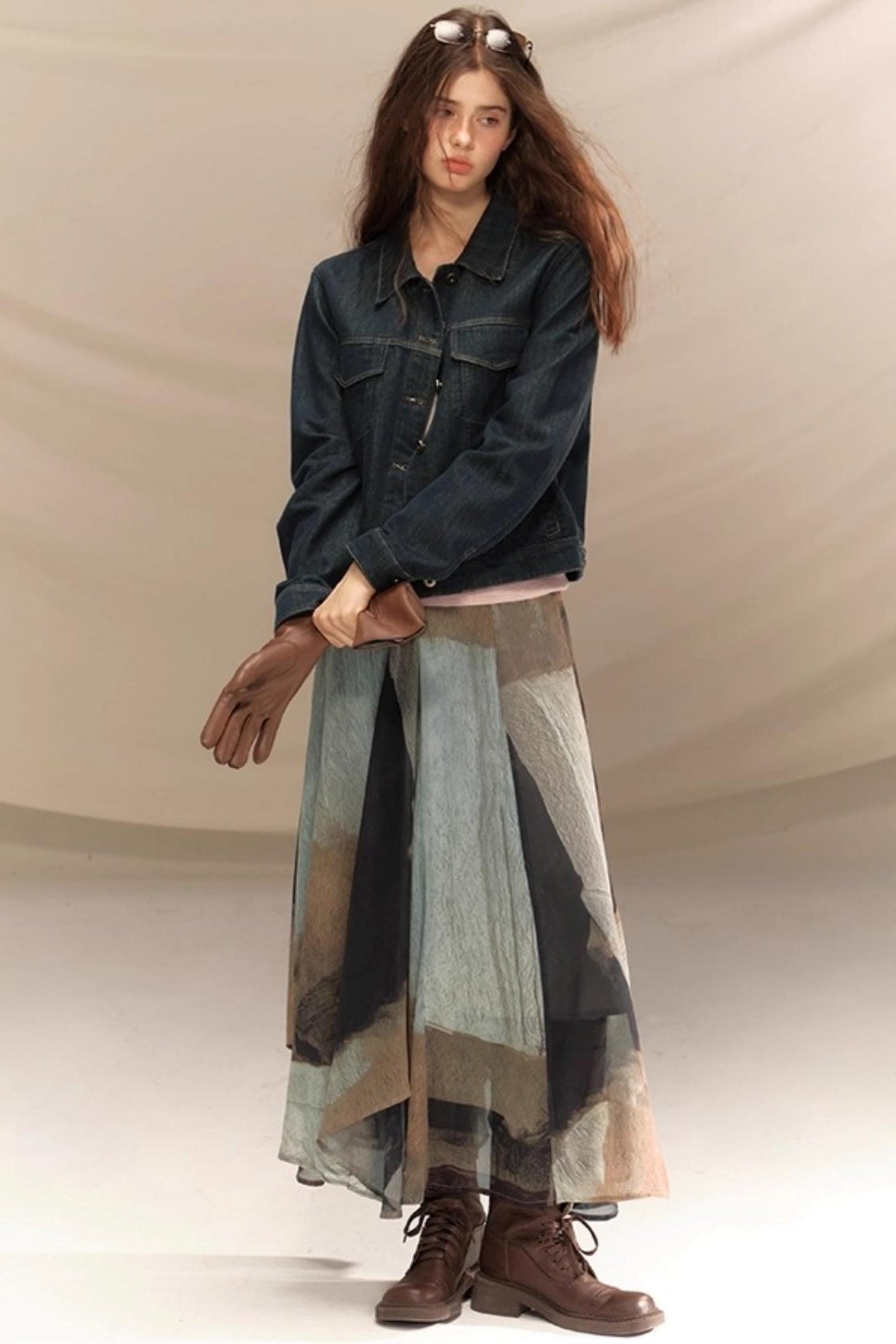 Raw Washed Amber Denim Jacket