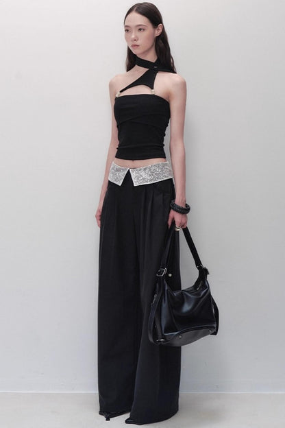 Dream Lace Wide-Leg Pants