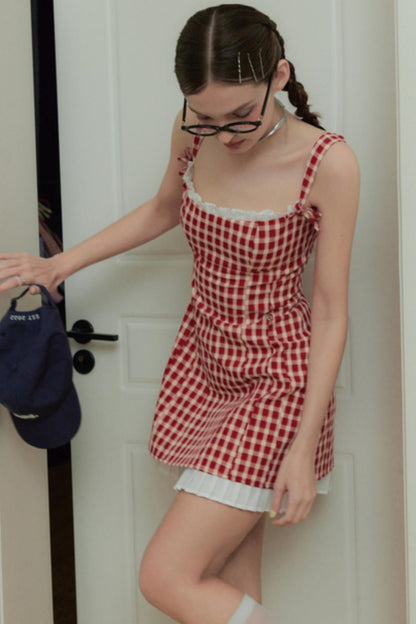 Color Clash A-Line Dress