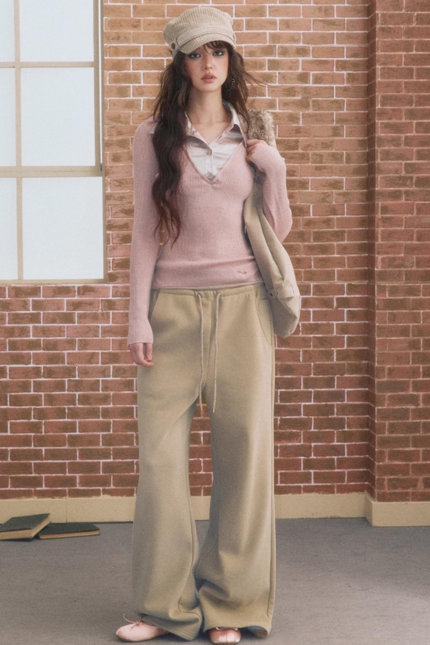 Simple Gray Fleece Sweatpants