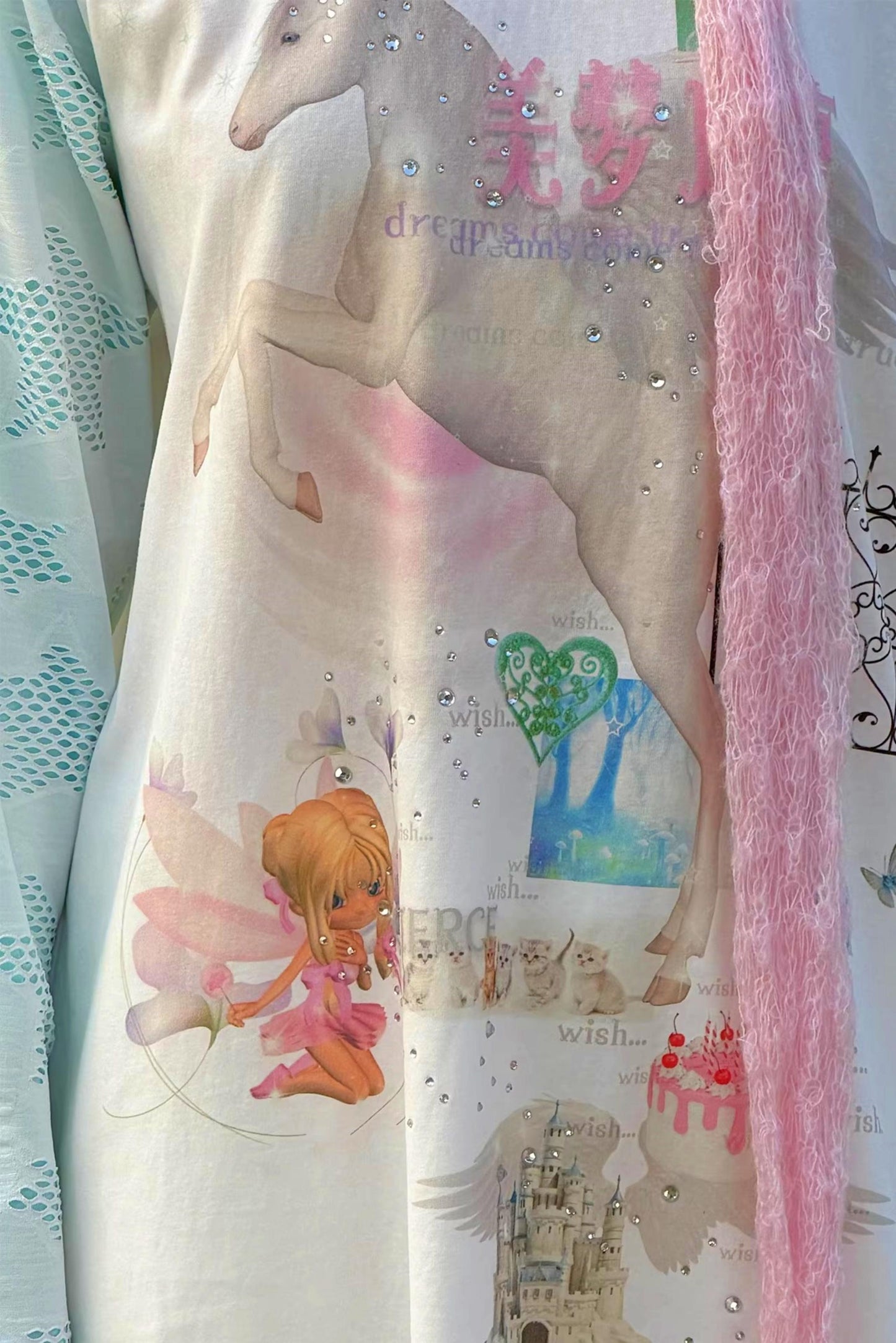 Unicorn Dreams Raglan-Top