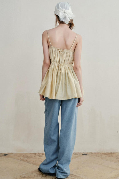 Sea Salt Washed Denim Pants