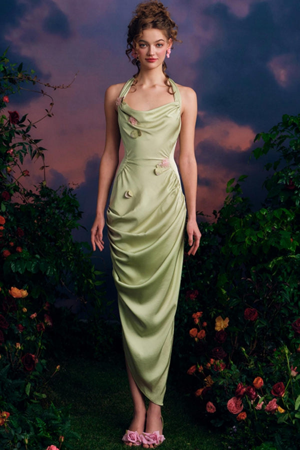 Elegant Snake Print Dress