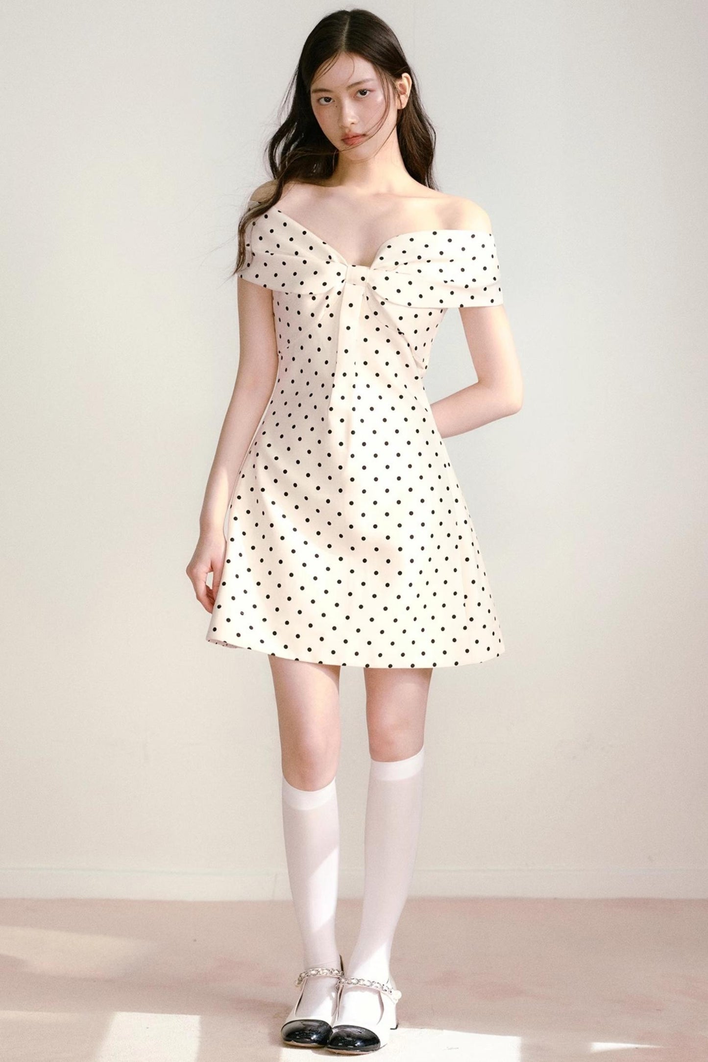 Polka Dot Bow Dress