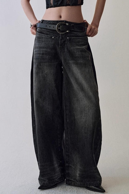 Straight Leg Gradient Scimitar Jeans