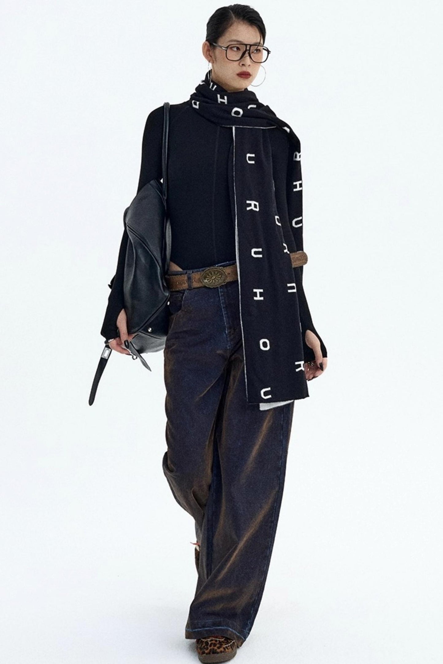 Distressed Velvet Winter Pants