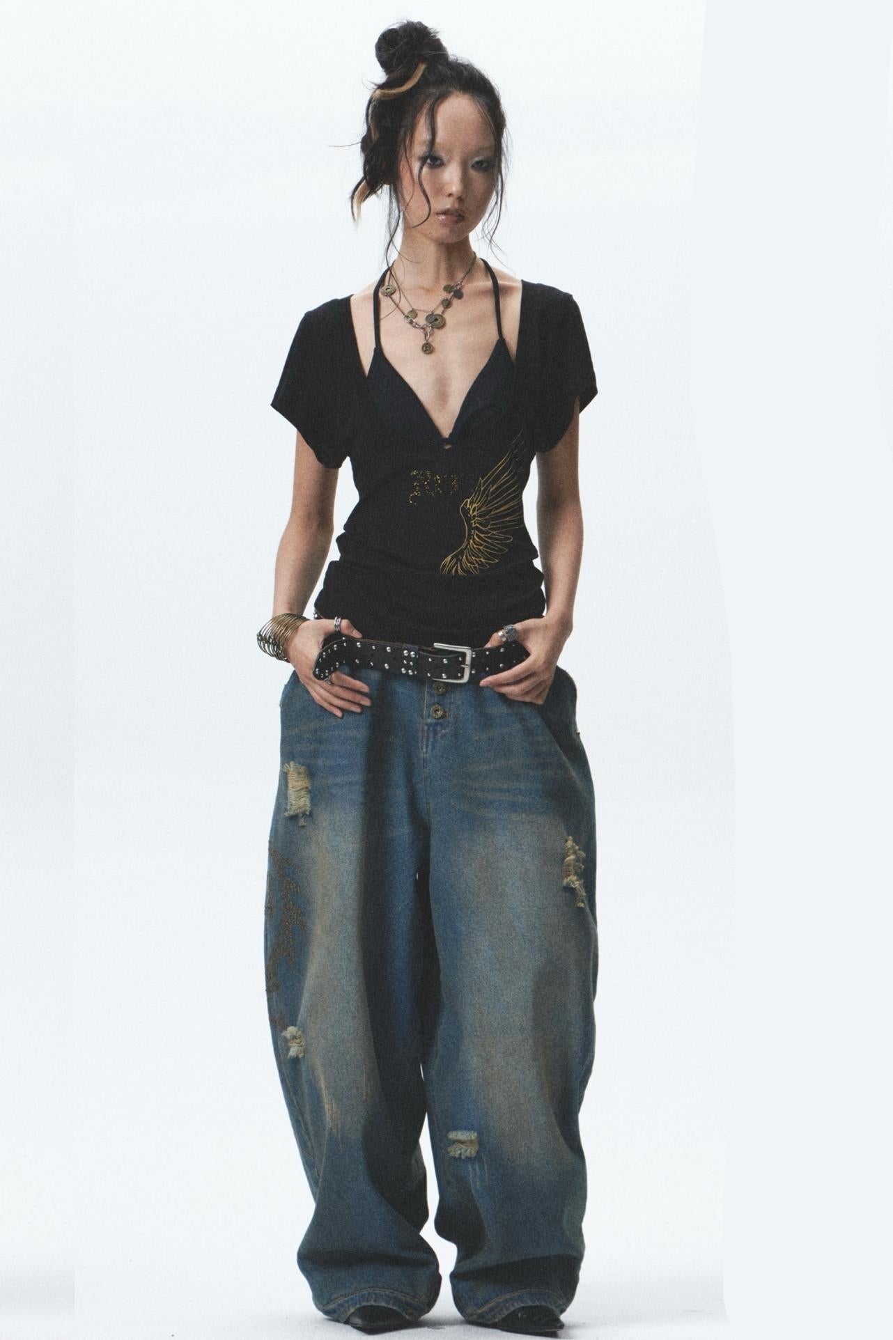 Battle Damage Angel Tee