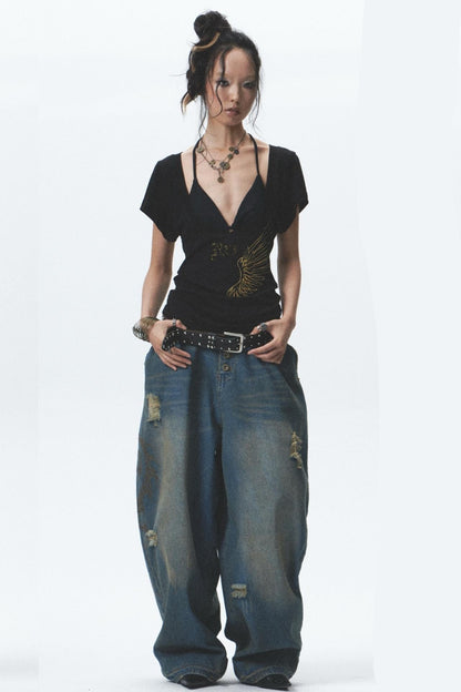 Battle Damage Angel Tee