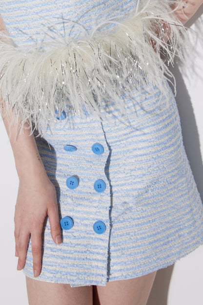 Luxe High-Waisted Mini Skirt