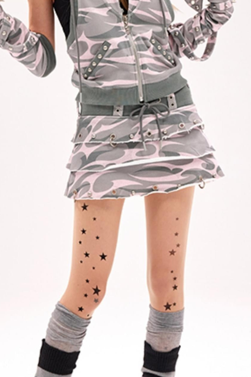 Spiked Elegance Skirt