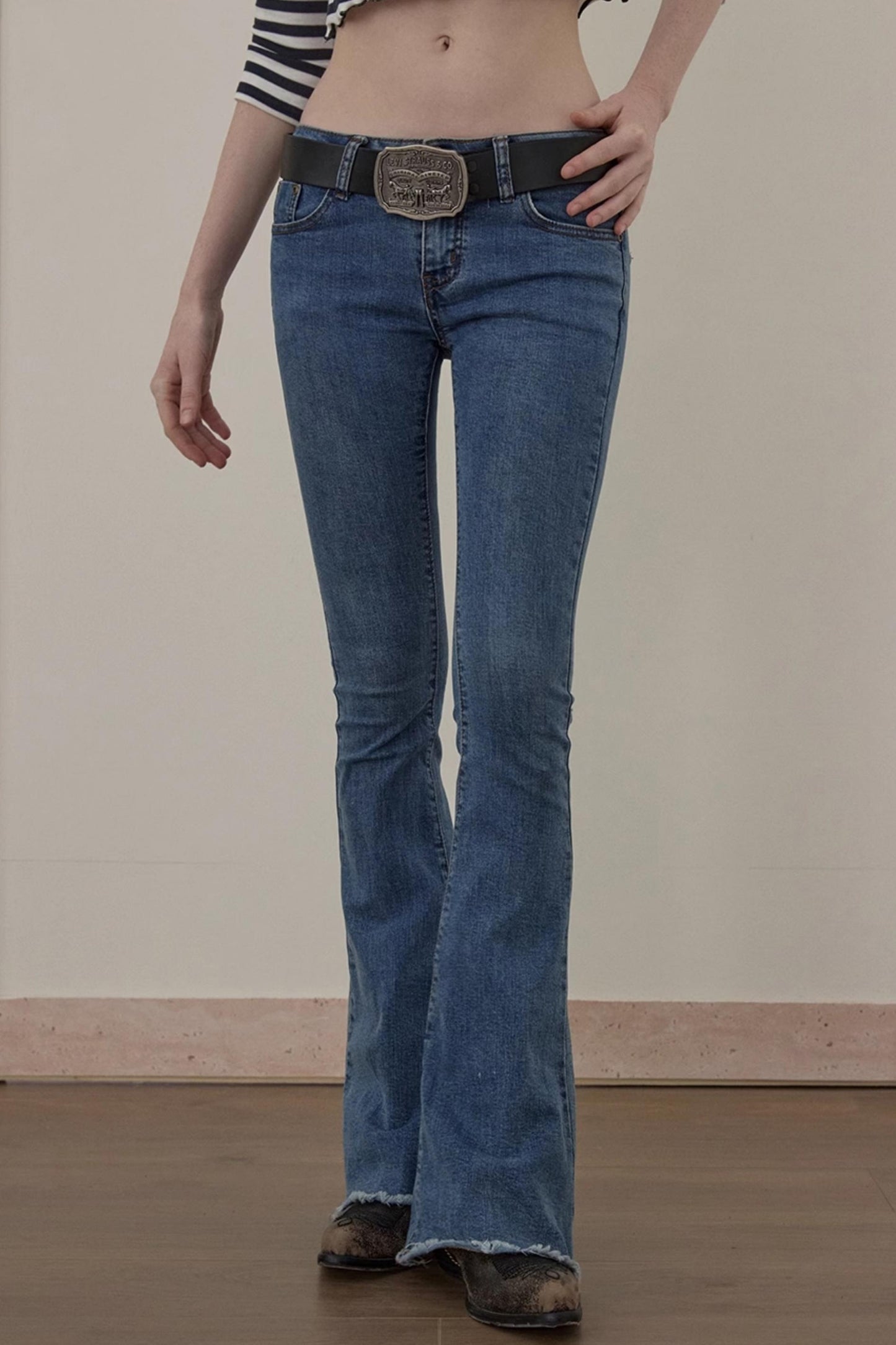 Wuha Pre-Fall Retro Bootcut Jeans