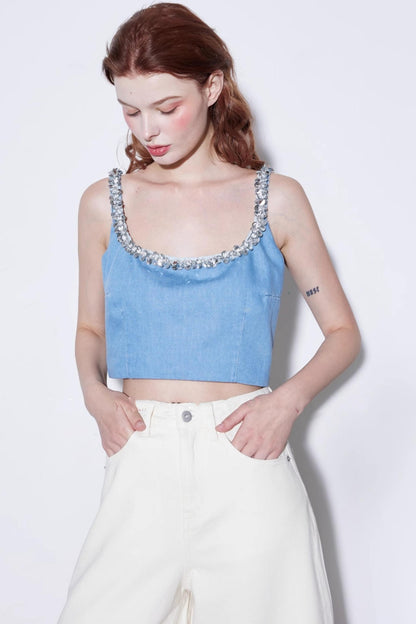 Luxury Denim Undershirt