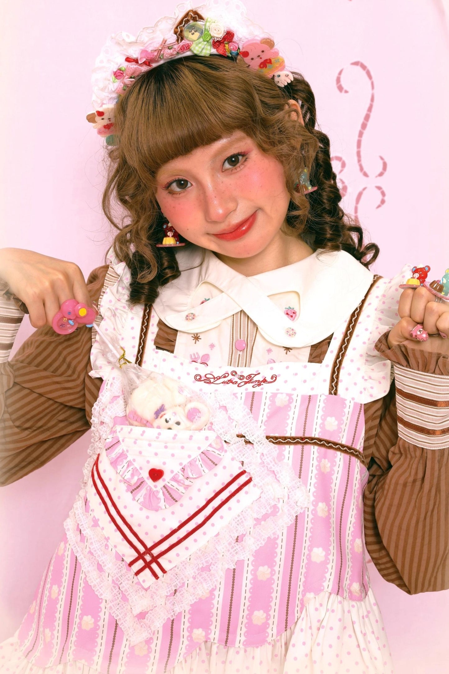 Sweet Pink Lace Vest