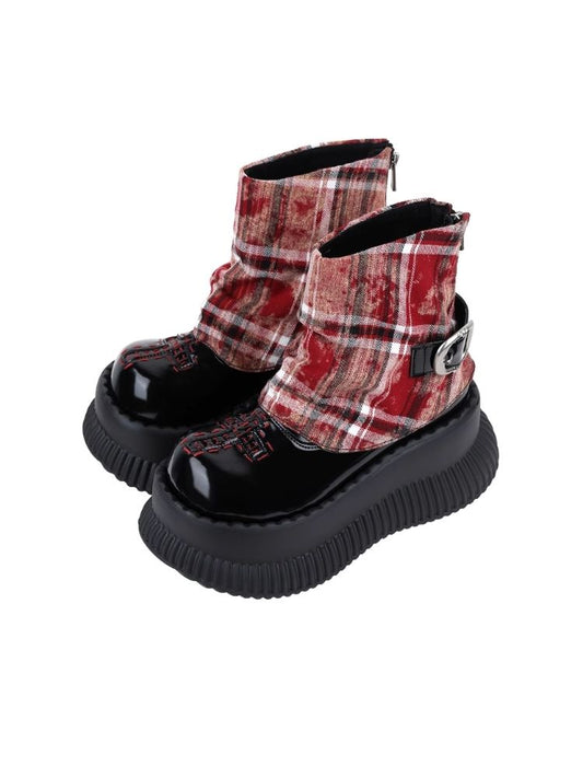 Platform short boots