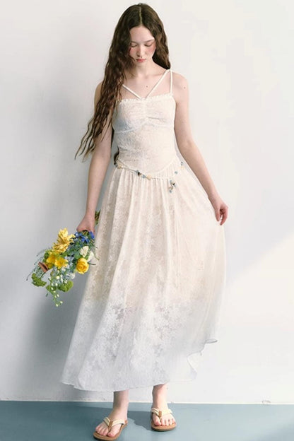 Lace Jacquard Dress Set-Up