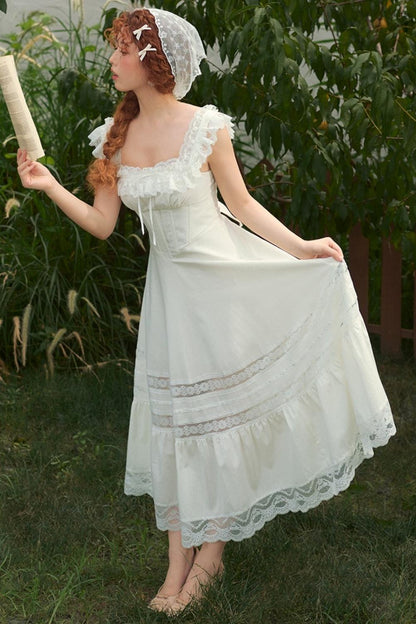 French Girly Slip Waist Dress