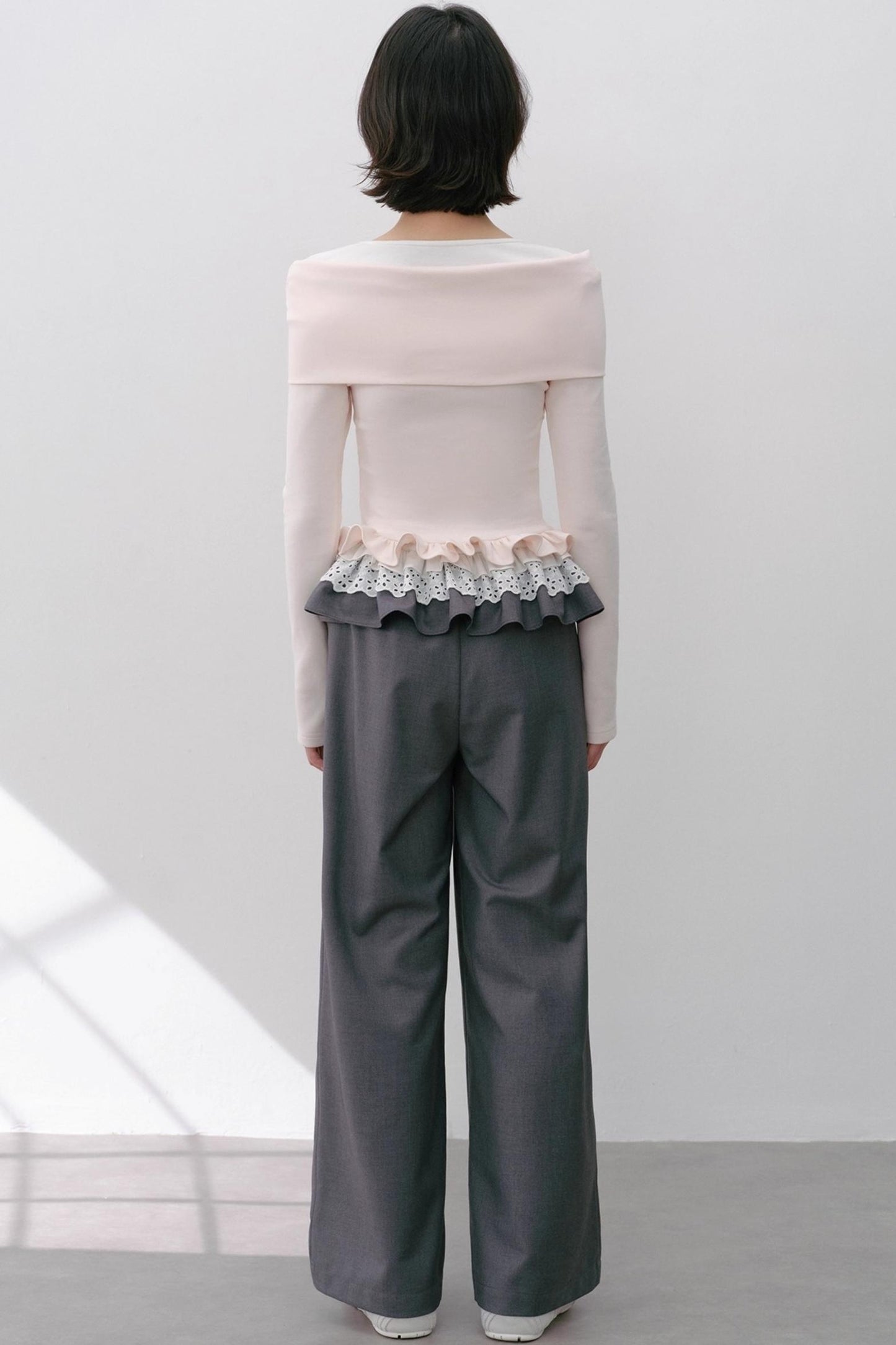 Cherry Blossom Bow Sleeve T-Shirt