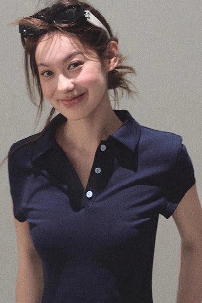 Cool Cotton Polo Dress