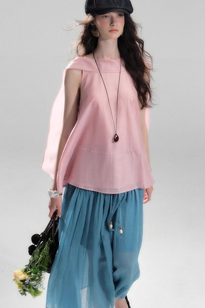 Dandelion Draped Vest Top