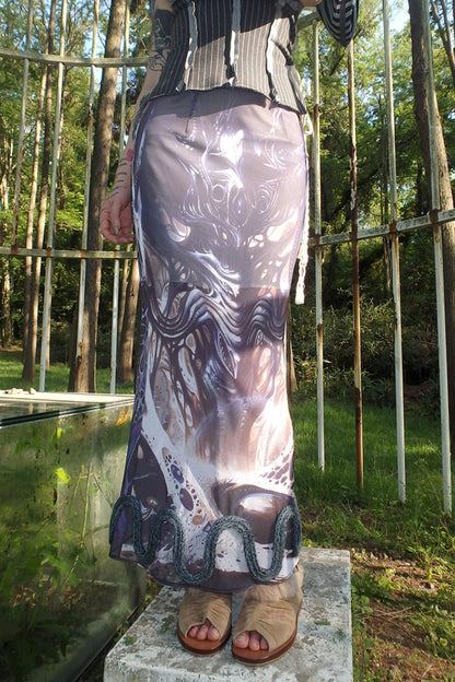 Cosmic Slit Skirt
