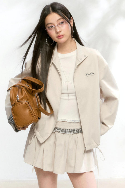 Minimalist Jacket Culotte Skirt Set-Up