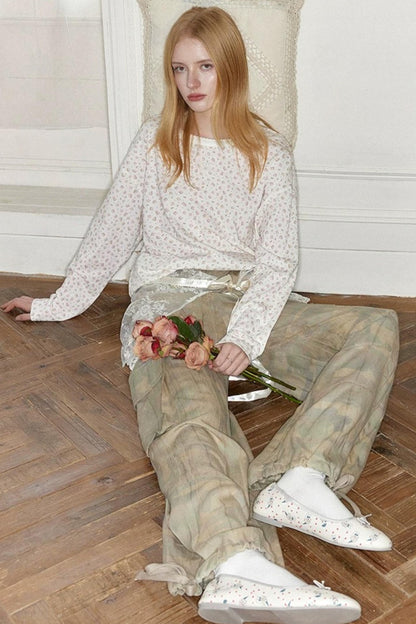White Floral Lace Sweater