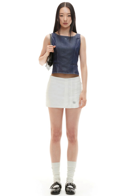 Lyocell Linen A-Line Skirt
