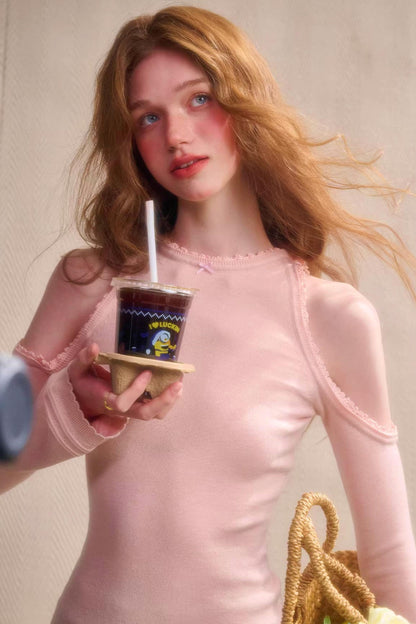 Baby Skin Crochet Knit Dress