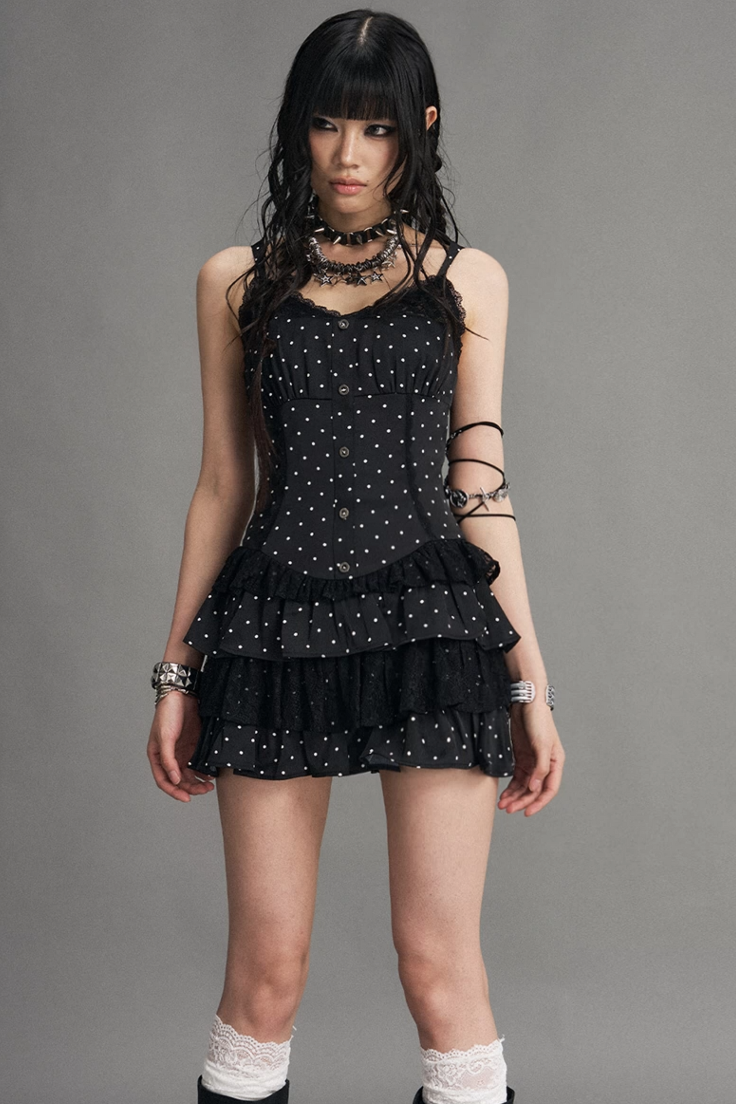 Retro Polka Dot Dress