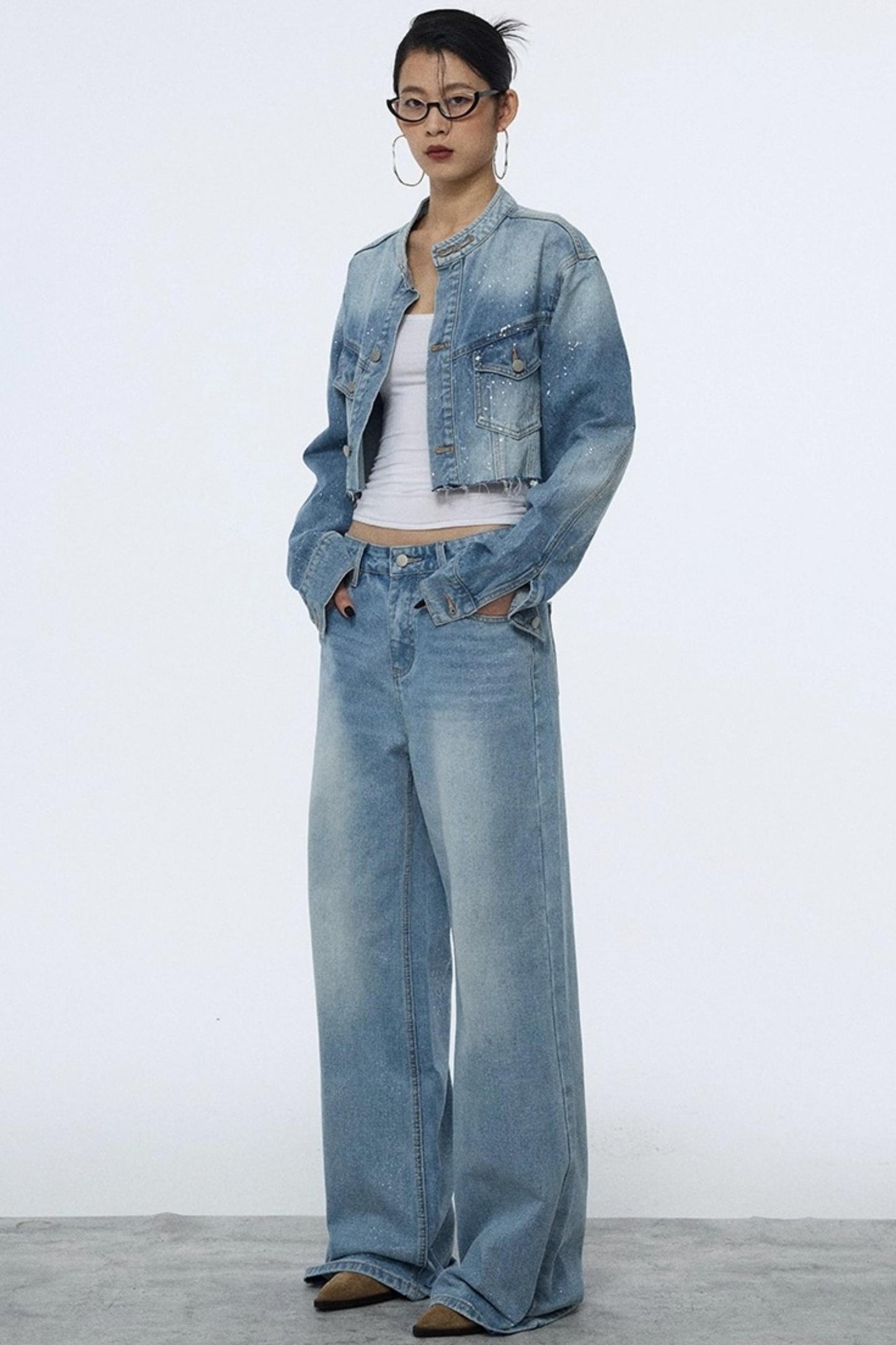 Blue Winter Denim Jacket