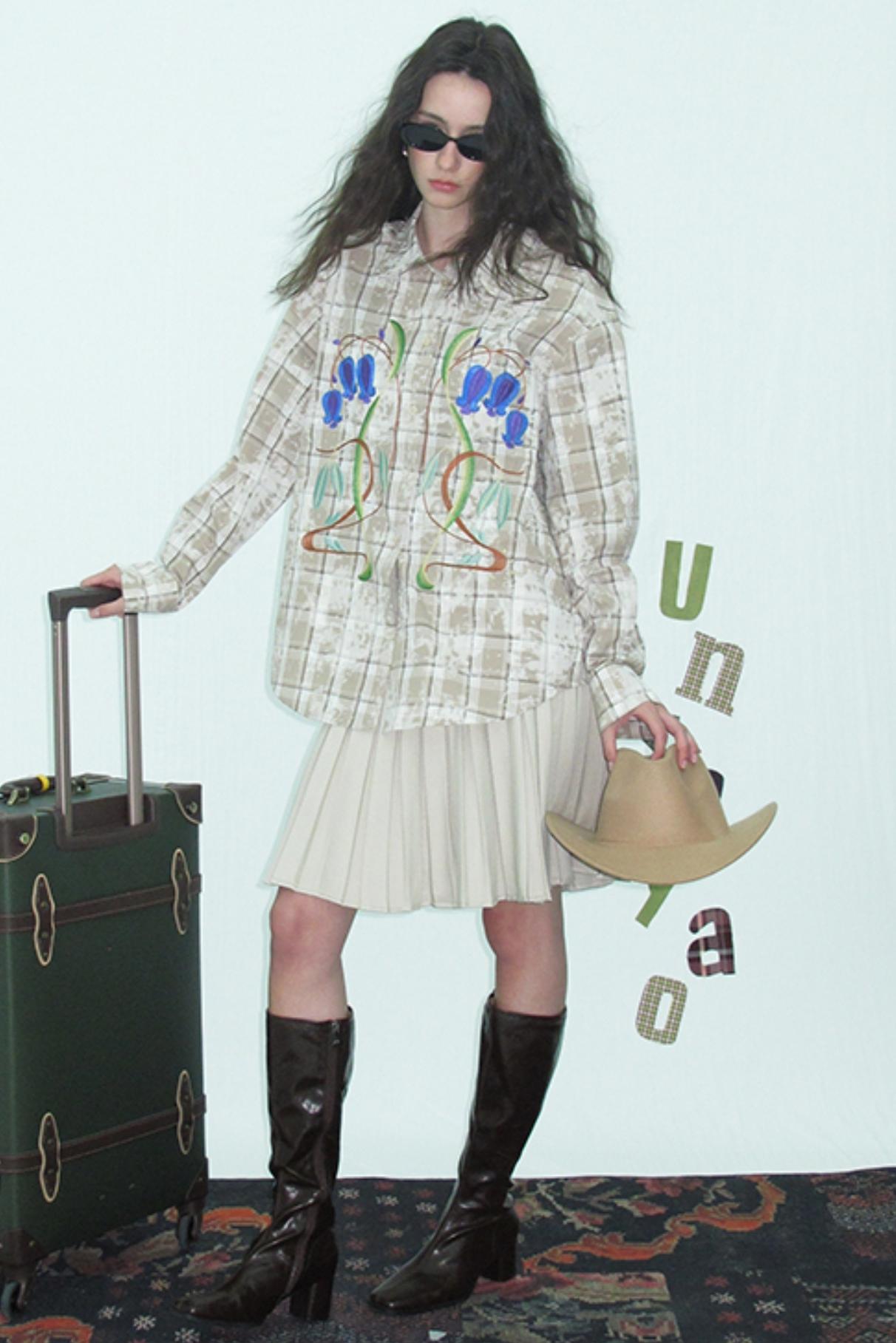 Cotton Print Tie-Dye Shirt