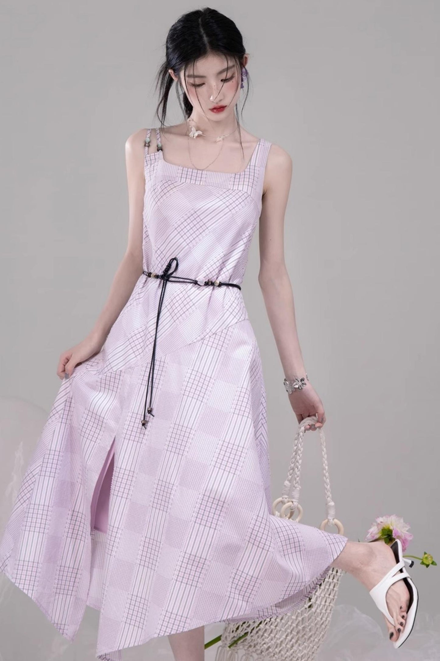 Artistic Halter Dress