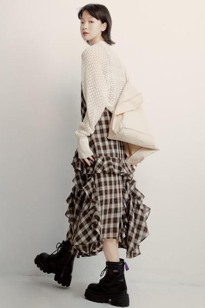 Cream Jacquard Cardigan