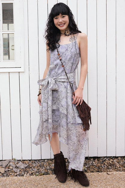 Halter Floral Dress