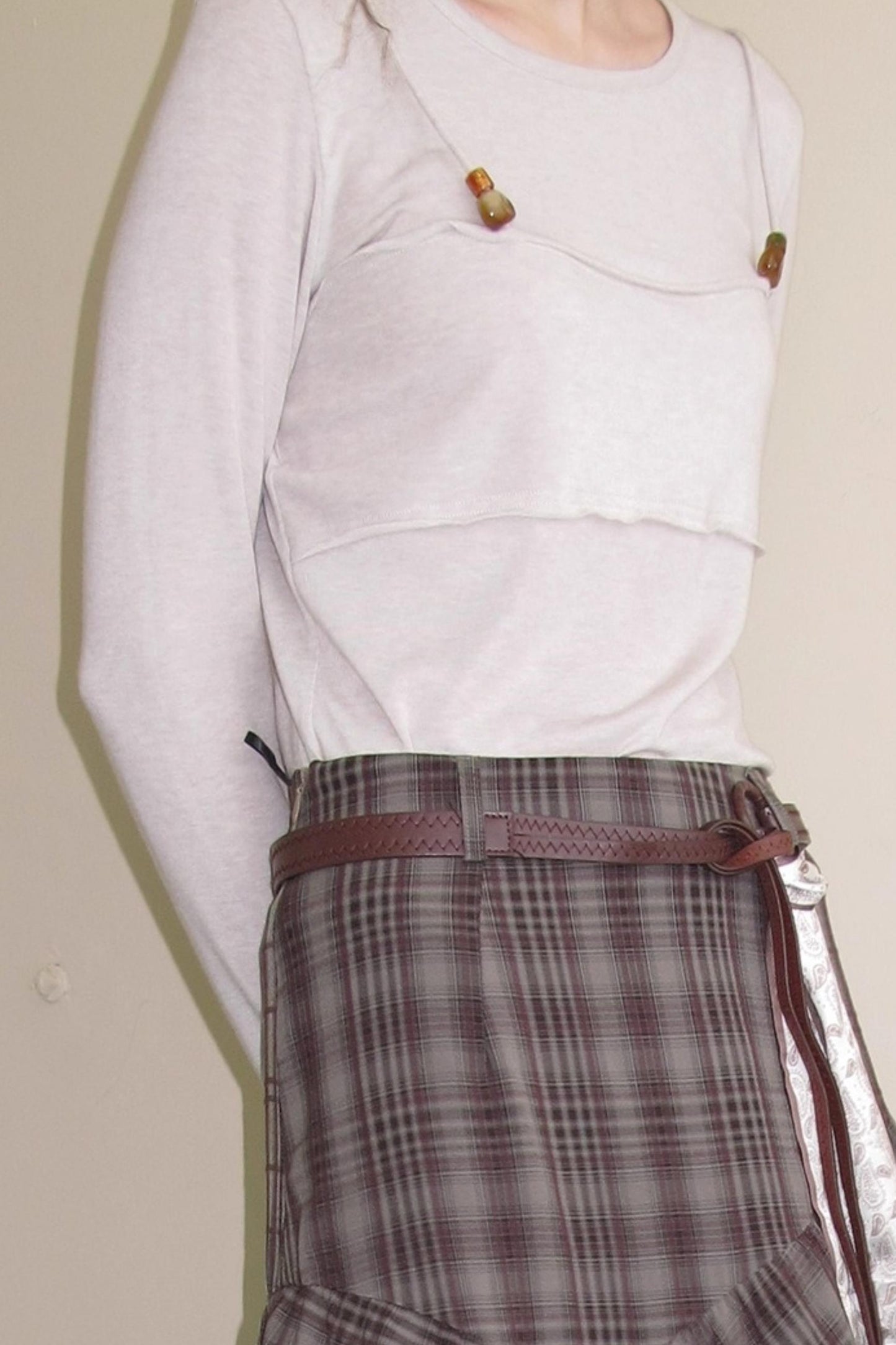 Cashmere Fake Two Piece T-Shirt