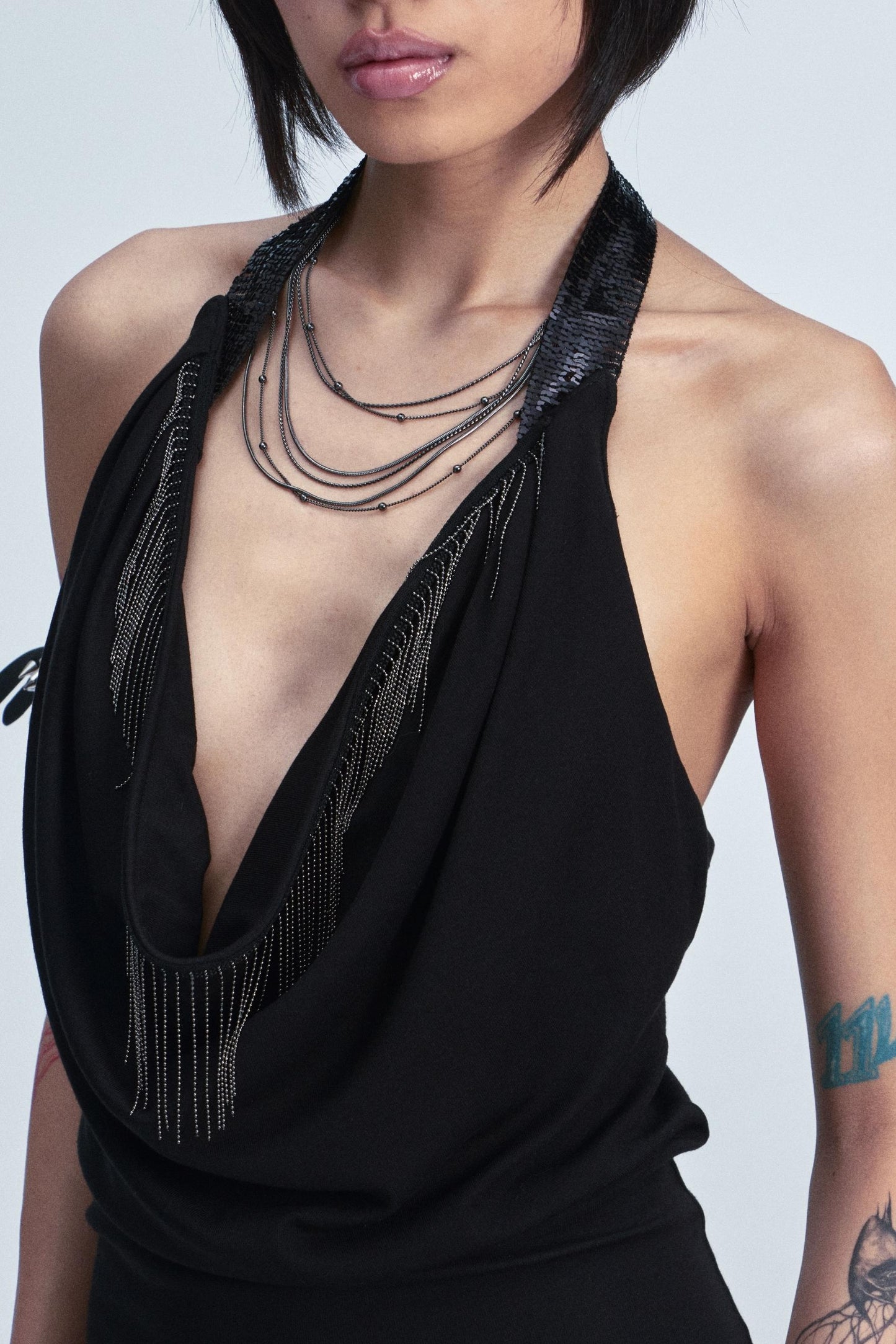 Two-Color Stretch Top