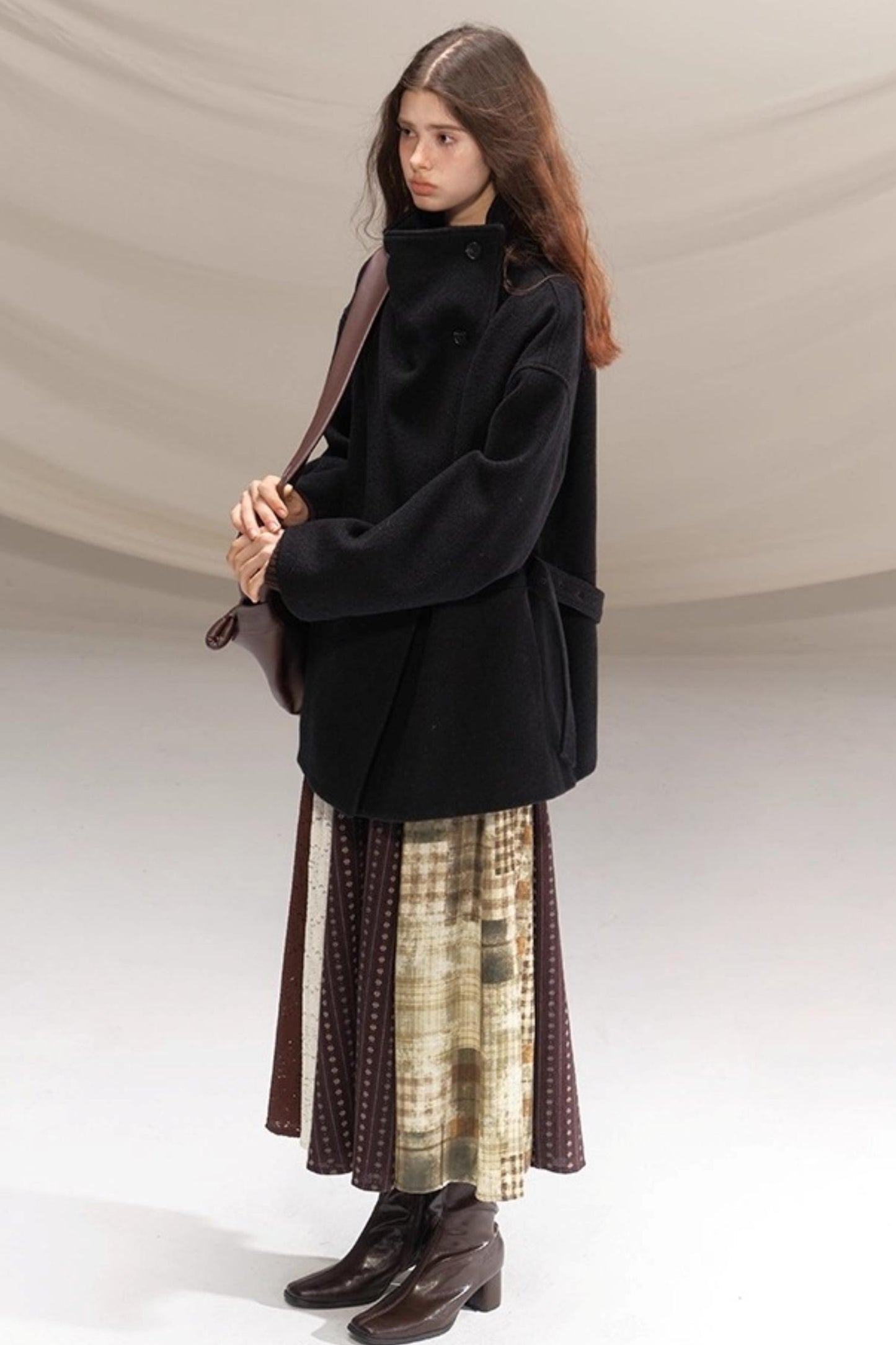 Poetry in the Mist Plaid Skirt