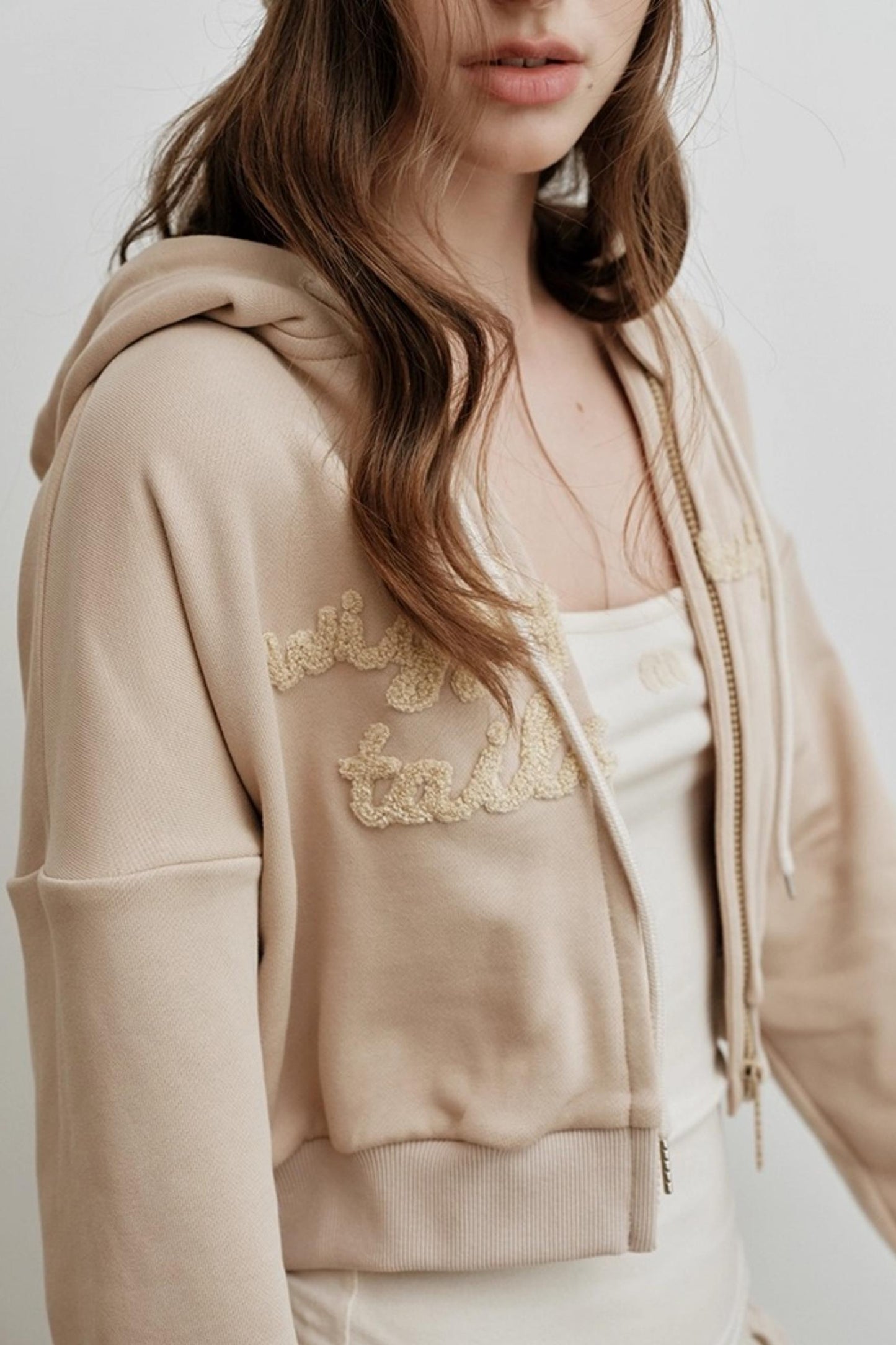 Heavy-Duty Embroidered Hooded Jacket