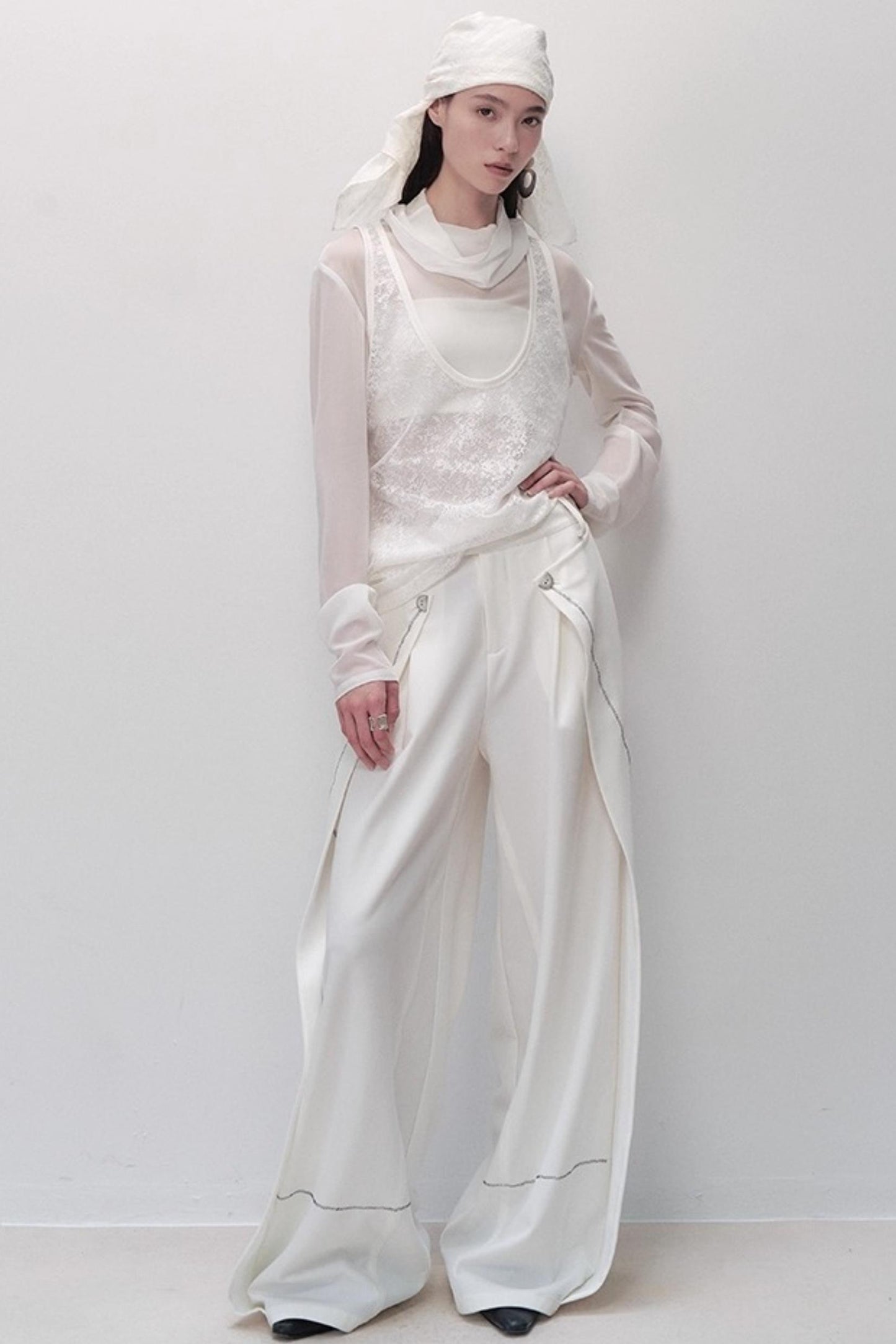 Black Wide-leg Pants