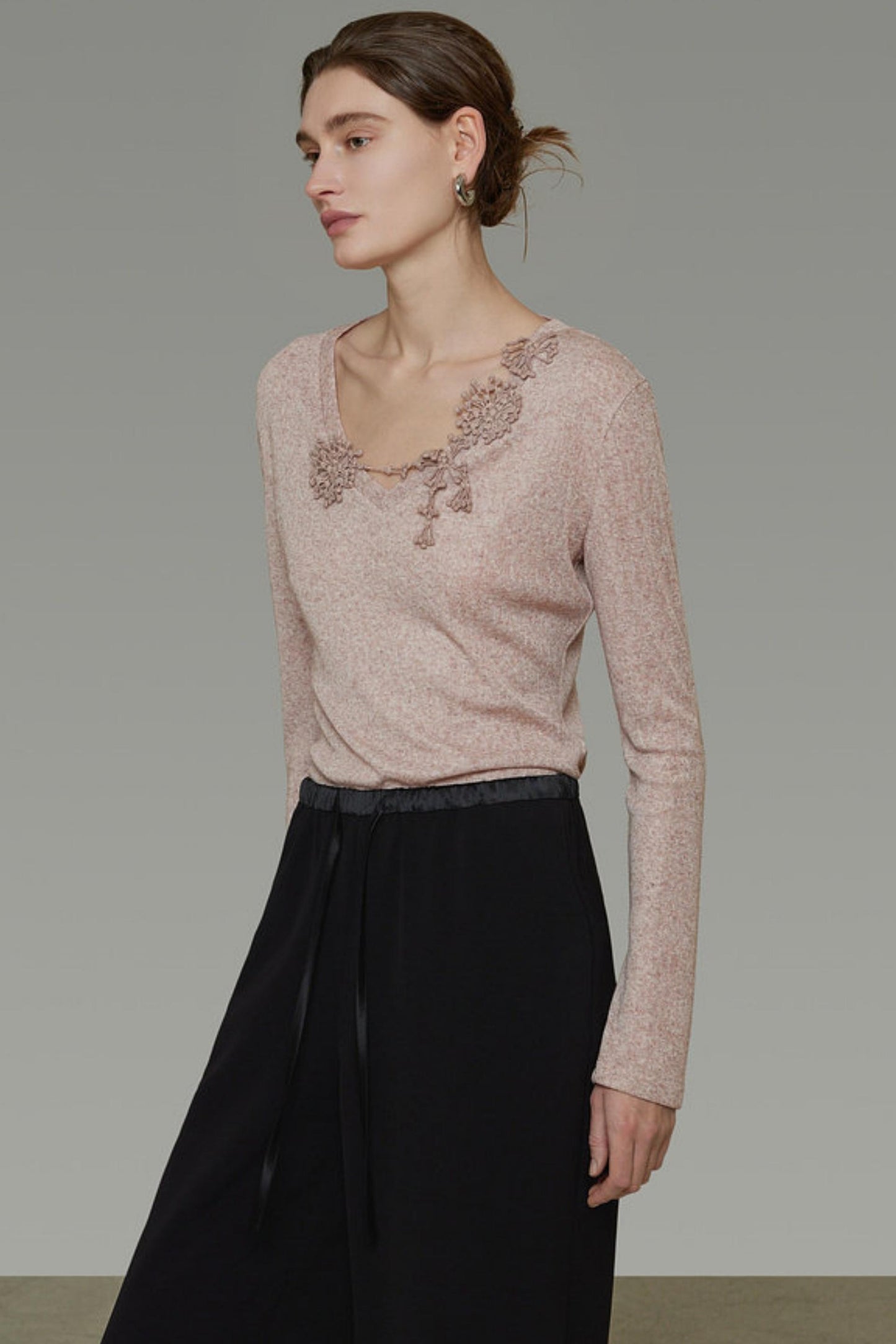 3D Crochet Patchwork Knitwear Top