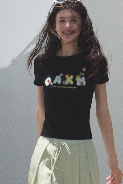 Skin-Friendly Crewneck T-Shirt