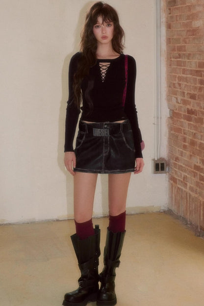 Sweet Strap Slim Knitwear