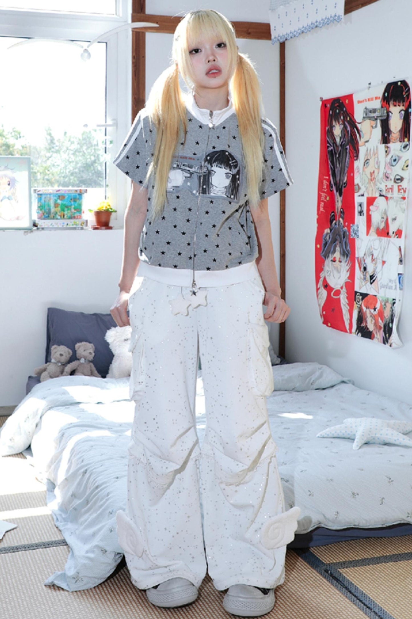 Frog Star Crewneck Cardigan